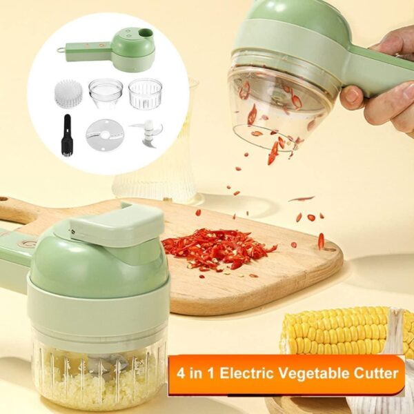 4 in 1 Electric Vegetable Cutter - Image 5