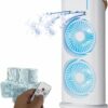 Double Fan Portable Mini Air Cooler, 5 L