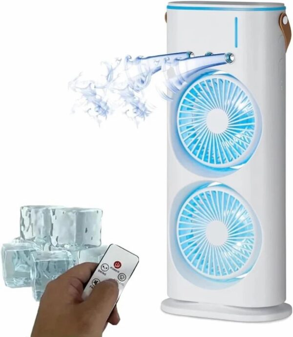 Double Fan Portable Mini Air Cooler, 5 L