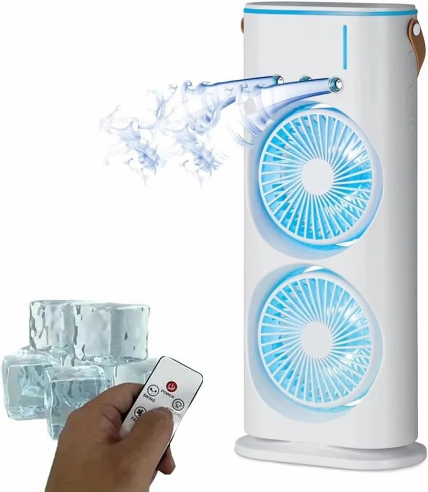 Double Fan Portable Mini Air Cooler, 5 L