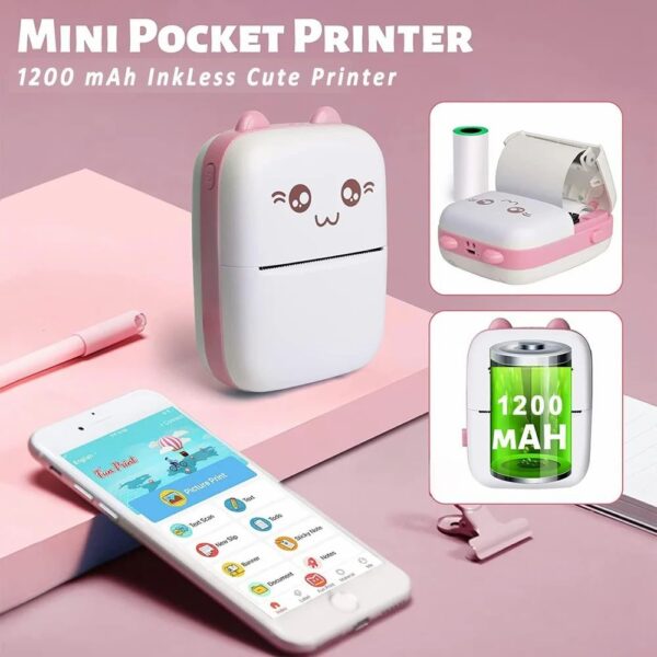 Portable Mini Printer - Image 3
